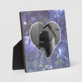 ラベンダーアジサイ紫フローラ フォトプラーク