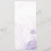 ラベンダーアジサイ長結婚縦型 メニュー (裏面)