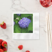 ラベンダーアジサイ 縁ありカクテルナプキン (インサイチュ)