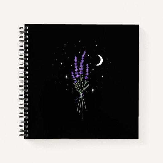 ラベンダーアットナイト ノートブック (正面)