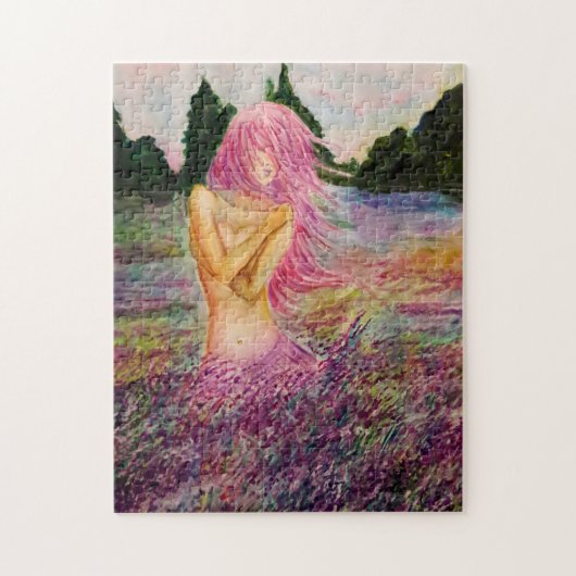ラベンダーアロマジグソーパズル絵画ズ ジグソーパズル (縦)