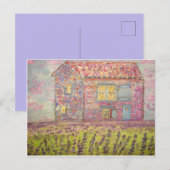 ラベンダーアロマセラピー ポストカード (正面/裏面)