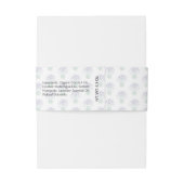 ラベンダーアーティザンソープバンドラップ包装 招待状ベリーバンド (裏面例)