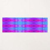 ラベンダーアールデコイカットマイアミ ヨガマット (正面(横))