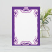 ラベンダーアールヌーボー縁ど メニュー (スタンド正面)