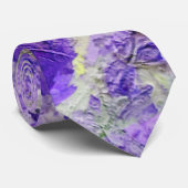 ラベンダーイエローパインタリーウォーター色フローラ ネクタイ (ロール)