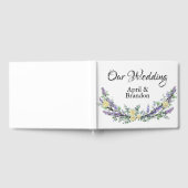 ラベンダーイエローローズアンドユーカリプタスゲストブック ゲストブック (全面)