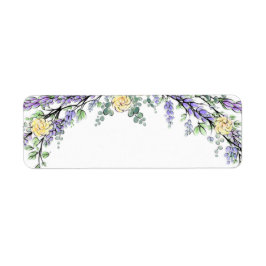 ラベンダーイエローローズアンドユーカリ ラベル