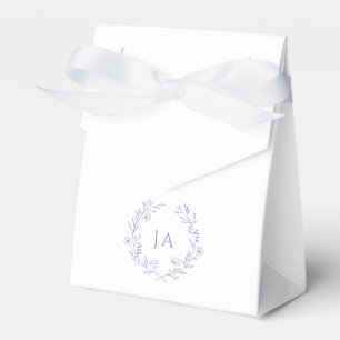 ラベンダーイニシャル結婚ズ フェイバーボックス