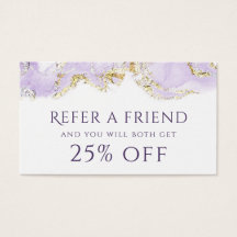 ラベンダーインク紹介カード