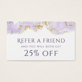 ラベンダーインク紹介カード