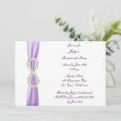 ラベンダーインフィニティバチェロレッテ招待状 招待状 (スタンド正面)