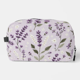 ラベンダーウィスパーズ – 植物刺繍トイレタリー ドップキット