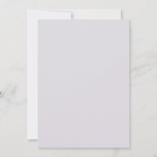 ラベンダーウェディング日付カードを保存 招待状 (裏面)