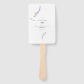 ラベンダーウェルカム結婚アウトドア ハンドファン (正面)