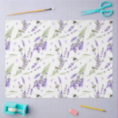 ラベンダーウォーターカラーシリーズデザイン5 薄葉紙 (クラフト)