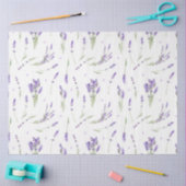 ラベンダーウォーターカラーシリーズデザイン7 薄葉紙 (クラフト)