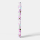 ラベンダーウォーターカラーフラワーズモノグラム Case-Mate iPhoneケース (裏面 / 右)