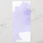 ラベンダーウォーターカラー《キリスト教》洗礼式や命名式+1stバースデーメニュー メニュー (裏面)