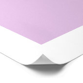 ラベンダーエッセンシャル油ボトルスケッチ ポスター (角)