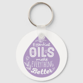 ラベンダーエッセンシャル油 キーホルダー