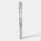 ラベンダーエッフェルタワーiPhoneケース Case-Mate iPhoneケース (裏面 / 左)