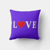 ラベンダーエレガントスタイリッシュ愛 クッション (裏面)