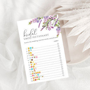 ラベンダーエレガントフローラ絵文字ゲーム