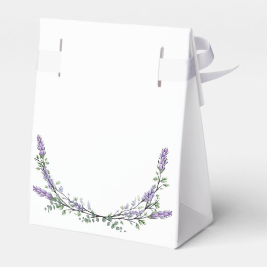 ラベンダーエレガントユーカリ水の色をパーソナライズ フェイバーボックス (裏面サイド)