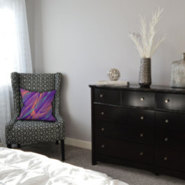 ラベンダーエレガント波 クッション