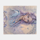 ラベンダーエンチャント フリースブランケット (正面(横))