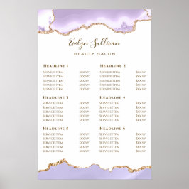 ラベンダーエージェント価格表ポスター ポスター