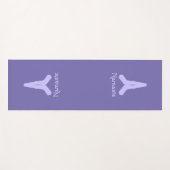 ラベンダーオンパープルナマステムドラハンズヨガマット ヨガマット (正面(横))