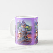 ラベンダーオーラブド コーヒーマグカップ (正面左)