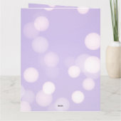 ラベンダーカスタム《写真》ぼけ味の作成 カード (裏面)