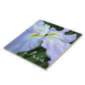 ラベンダーカラーアイリス（写真） タイル (側面)