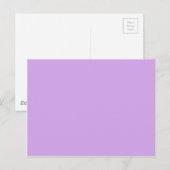 ラベンダーカラー ポストカード (正面/裏面)