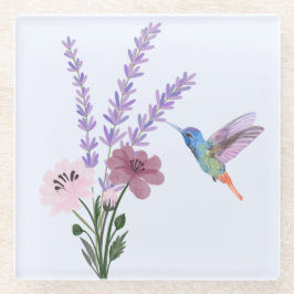 ラベンダーガラスコースター ガラスコースター