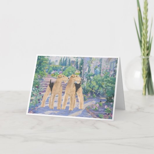 ラベンダーガーデンのウェルシュテリア カード (正面)