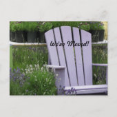 ラベンダーガーデンチェア引越しのお知らせ 案内ポストカード (正面)