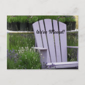ラベンダーガーデンチェア引越しのお知らせ 案内ポストカード (正面)