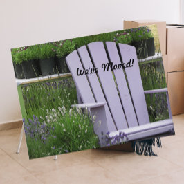 ラベンダーガーデンチェア引越しのお知らせ 案内ポストカード