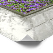 ラベンダーガーデンフェイクウィンドウビュー ポスター (角)