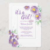 ラベンダーガーデン招待状 招待状 (正面/裏面)