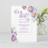 ラベンダーガーデン招待状 招待状 (スタンド正面)