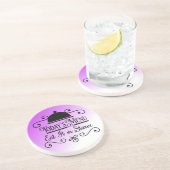 ラベンダーキグラデーションッチン引用文 コースター (側面)