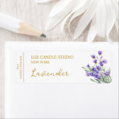 ラベンダーキャンドルラベル ラベル (インサイチュ)