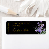 ラベンダーキャンドルラベル ラベル (インサイチュ)