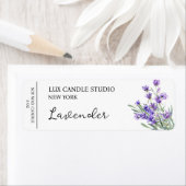 ラベンダーキャンドルラベル ラベル (インサイチュ)