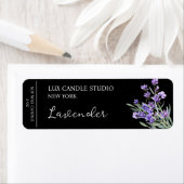ラベンダーキャンドルラベル ラベル (インサイチュ)